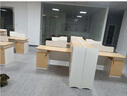 丞懿家具辦公家具職員辦公桌椅組合屏風(fēng)員工工位簡(jiǎn)約現(xiàn)代卡座電腦桌椅套裝 干字型六人位不含椅 曬單實(shí)拍圖