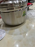 逍樂(lè )熊（xiaolexiong） 小蒸鍋家用304不銹鋼加厚兩用1一層脫蒸飯鍋多功能糖蒸煮糯米飯 食品級304日式蒸鍋- 1層 28cm 曬單實(shí)拍圖