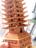 善揚(yáng)桃木文昌塔風(fēng)水?dāng)[件九層木制文昌塔助學(xué)13層中高考辦公室桌面裝飾 24cm九層文昌塔 (配底座+送好禮) 曬單實(shí)拍圖