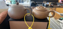 吉羊 宜興柴燒窯變紫砂壺純手工茶壺功夫茶具 原礦翡翠金砂西施180ml 翡翠金砂 曬單實(shí)拍圖