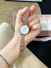 BenKen十大品牌手表女款2024新款七夕學生情人節(jié)女士腕表生日禮物送女友 金白金網(wǎng)帶(禮盒+手鐲+項鏈) 曬單實拍圖