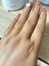 百泰首飾（BATAR JEWELLERY）生日禮物黃金戒指女足金尾戒素圈光面指圈女戒5G亮面金條 18號(hào)【約0.6g-0.7g】 曬單實(shí)拍圖