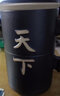 萬仟堂（Edenus）高檔茶杯 陶瓷功夫水杯簡(jiǎn)約辦公杯馬克杯家用泡茶杯送禮 手握天下 黑鐵釉 曬單實(shí)拍圖