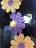 WEDOO彩色花邊小花朵輔料手工diy蕾絲邊帶衣服窗簾繡花布料材料裝飾品 淺紫+淺黃寬約25mm 1米 曬單實(shí)拍圖