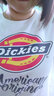 Dickies【經(jīng)典款】短袖情侶款藝術(shù)字體LOGO印花短袖t恤男 短袖DK007087 白色 L 曬單實(shí)拍圖