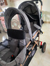 卡通雙胞胎嬰兒推車(chē)前后坐二胎雙人可坐躺輕便折疊兒童手推車(chē) 【旗艦款】金管 高低座 高級灰 曬單實(shí)拍圖