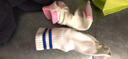 YSOCKS專(zhuān)利防臭兒童襪子7-12歲抗菌防臭男女童短襪純銀纖維棉襪春秋款 3雙裝粉色/盒 均碼 曬單實(shí)拍圖
