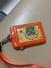 學(xué)生多卡位拉鏈包卡套校園飯卡工牌胸牌卡包帶掛繩伸縮易拉扣公交地鐵門(mén)禁卡定制皮套證件工作牌保護套 橙色拉鏈包+高光尼龍繩 曬單實(shí)拍圖