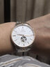 上海手表男士自動(dòng)機械名表 鏤空表盤(pán)大三針透底蝴蝶扣鋼帶腕表禮物928 朔方白 曬單實(shí)拍圖