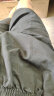 卡帝乐鳄鱼（CARTELO）2024纯棉短裤男士潮牌中外穿潮流夏季休闲工装拉链口袋宽松五分裤 552黑蓝色 XL 晒单实拍图