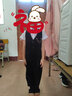 蘿卜唄唄兒童禮服男夏季兒童短袖小西服套裝男童鋼琴主持人表演男孩王子服 馬甲+襯衫+長(zhǎng)褲+領(lǐng)結(jié) 120cm建議體重37-43斤 曬單實(shí)拍圖