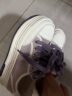 百丽母亲节礼物透气网面小白鞋女新款厚底休闲运动板鞋B1175BM3 紫色 37 实拍图