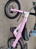 鳳凰（Phoenix）兒童自行車(chē)男孩3-6-8-10歲小孩伸縮腳踏單車(chē)中大童碟剎鎂合金 升級版公主粉伸縮車(chē)架輻條輪99裝 14寸(適合95-110cm) 曬單實(shí)拍圖