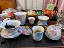 井瓷瑯彩鎏銀蓋碗功夫茶具整套高端茶壺茶杯送長(zhǎng)輩領(lǐng)導(dǎo)母親實(shí)用禮物 掐絲銀琺瑯彩丨蓋碗茶壺10頭 曬單實(shí)拍圖