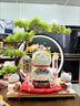 呂曉浪自動(dòng)搖手招財貓擺件開(kāi)業(yè)禮物前臺迎客松創(chuàng  )意燈圈發(fā)財貓家居裝飾品 新千萬(wàn)兩+迎客松燈圈【禮盒】 曬單實(shí)拍圖
