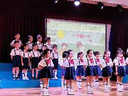 蓓然美六一兒童演出服套裝男女童幼兒園小學(xué)生背帶褲表演大合唱演出服 女童（襯衣+藏青裙+背帶+領(lǐng)花） 130碼（身高125-135cm） 曬單實(shí)拍圖