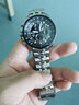 卡西歐（CASIO） 卡西歐(CASIO)男士手表 三眼防水運動(dòng)賽車(chē)表  鋼帶男表 黑盤(pán)鋼帶EF-558D-1A 曬單實(shí)拍圖