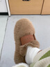 茯見(jiàn)包頭毛毛拖鞋女秋冬外穿厚底松糕百搭增高家用毛絨棉拖鞋2026新款 卡其包頭毛拖女 37 （偏小半碼） 曬單實(shí)拍圖