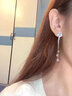 梵吉雅一周星期耳釘女925銀項鏈耳墜套裝流蘇時(shí)尚耳飾品長(cháng)款耳環(huán)女生日 星月項鏈耳環(huán)套裝 曬單實(shí)拍圖