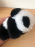 泊詩(shī)蘭 高檔水貂毛 皮草掛件 小熊貓毛毛球毛絨飾品包掛飾汽車掛件鑰匙扣P3825 經(jīng)典熊貓 曬單實(shí)拍圖