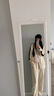 梵奧格（FANAOGE）高端運動(dòng)品牌秋冬國潮炸街運動(dòng)套裝女學(xué)生寬松港風(fēng)休閑兩件套跑步 杏色（春秋常規） XL 165斤內 曬單實(shí)拍圖