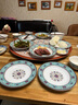 景德鎮（jdz）官方陶瓷碗碟餐具創(chuàng  )意個(gè)性奢華家用飯碗釉上彩宮廷琺瑯彩搬家禮物 藍琺瑯飯碗（兩只裝） 曬單實(shí)拍圖