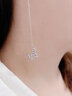 ?，敽y耳線女小眾氣質(zhì)耳環(huán)時尚流蘇耳飾生日禮物送女朋友 蝴蝶銀耳線 曬單實拍圖
