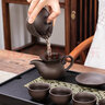 瓷牌茗茶具（cipaiming teaset）瓷牌茗 紫砂功夫茶具整套西施茶壺茶杯家用小套茶盤茶臺 紫砂《西施》功夫茶具-19件套 曬單實拍圖
