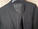 巴魯特（Brloote）男士棉衣保暖易打理刺繡休閑棒球服外套秋冬 黑色 165/88A 曬單實(shí)拍圖