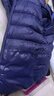 安踏兒童羽絨服裝2024年冬季新款童輕薄舒適保暖羽絨內(nèi)膽管道羽絨服 深夜藍-2 165 cm 曬單實拍圖