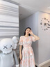 拉夏貝爾（La Chapelle）吊帶連衣裙女裝2025夏季新款高級(jí)感時(shí)尚中長(zhǎng)款法式小個(gè)子夏天裙子 綠色 M 建議100-110斤 曬單實(shí)拍圖