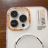 FORI適用蘋(píng)果16ProMax手機殼iPhone15Pro膚感磨砂防摔新款創(chuàng  )意14pm保護套13/12Magsafe磁吸無(wú)線(xiàn)充外殼 【炫酷黑】M1橙黑鏡頭框磁吸殼 iPhone 16 曬單實(shí)拍圖