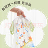 優(yōu)奇嬰兒睡衣睡袍夏季薄款寶寶夏裝短袖連體衣莫代爾冰絲兒童家居服天 曬單實(shí)拍圖