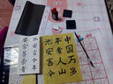 毛筆套裝初學(xué)者書(shū)法專(zhuān)用小學(xué)生三年級入門(mén)水寫(xiě)布毛氈毛筆字軟筆練字收納盒全套筆墨紙硯文房四寶工具套裝 實(shí)用款17件套【收納箱+200張練習紙+正姿毛筆】 毛筆書(shū)法專(zhuān)用套裝 曬單實(shí)拍圖