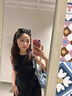 圣保美小個子黑色無袖背心連衣裙女夏季2024新款法式顯瘦氣質(zhì)短裙子夏天 黑色 M碼 曬單實拍圖