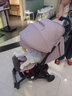 威凱viki 嬰兒推車(chē)可坐可躺輕便折疊高景觀(guān)嬰兒車(chē)兒童推車(chē) 夢(mèng)幻粉 曬單實(shí)拍圖