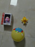 費雪（Fisher-Price）兒童玩具球 寶寶卡通軟膠小皮球拍拍球22cm 不含氣筒 黃色F0516-7 曬單實(shí)拍圖