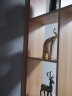 恒瓷美 北欧创意家居树脂简约现代装饰品房间玄关客厅电视柜酒柜小摆件 金色子母象 实拍图