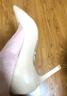 萊爾斯丹商場同款優(yōu)雅氣質(zhì)尖頭純色高跟單鞋5M74002 米色BEK 38 曬單實拍圖