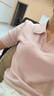 Calvin Klein Jeans夏季女士休閑簡(jiǎn)約ck刺繡POLO翻領(lǐng)修身重磅短袖T恤J221839 TF6-貝殼粉 S 曬單實(shí)拍圖