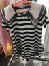 唐菓蜜條紋連衣裙女夏季2024新款女裝甜美娃娃領(lǐng)顯瘦小個(gè)子顯高減齡裙子 條紋裙 L 曬單實(shí)拍圖