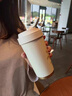 MOORMANLLY法國鈴蘭花咖啡杯保溫杯女高顏值隨行杯高檔教師節禮物女老師實(shí)用 綺夢(mèng)蘭香【陶瓷內膽】500ml 曬單實(shí)拍圖