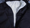棉致棉衣男冬季外套面包服保暖加厚棉服上衣純色 黑色 3XL 曬單實(shí)拍圖