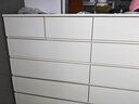 冉鹿斗柜全實(shí)木五斗柜臥室客廳抽屜式儲物收納柜簡(jiǎn)約輕奢靠墻置物斗廚 象牙白12斗160*40*105cm 全實(shí)木丨整裝發(fā)貨 曬單實(shí)拍圖