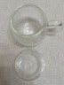 綠昌明 茶杯玻璃茶水分離泡茶杯錘紋喝茶杯過(guò)濾內膽茶具玻璃水杯 單杯 360毫升 曬單實(shí)拍圖