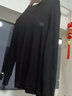 羅蒙（ROMON）男純棉半高領(lǐng)長(cháng)袖打底衫t恤青中年秋衣內衣修身體恤男士上衣秋冬 黑色 L (120斤左右) 曬單實(shí)拍圖