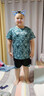 蘑菇兔胖童裝男童速干套裝夏季薄款運動服寬松加肥加大碼中大童男裝夏裝速干衣12-15歲胖男孩短袖兩件套 綠色 160加肥版120斤左右 曬單實拍圖