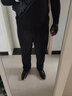 奧爾彼 皮鞋男商務(wù)休閑尖頭正裝鞋男士透氣韓版英倫潮流黑色工作男鞋 黑色內增高 有金屬邊 43 曬單實(shí)拍圖