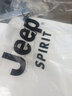 JEEP SPIRIT短褲男新款五分褲男士棉質(zhì)純色休閑短褲中青年寬松大碼百搭中褲 白色 35 （155-165斤） 曬單實(shí)拍圖