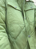 鴨鴨（YAYA）【反季】輕薄羽絨服女款新款襯衫領(lǐng)休閑內搭保暖防寒羽絨外套HY 牛油果綠 S 曬單實(shí)拍圖